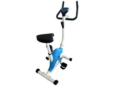 Вертикальный велотренажер VT-8013 DFC белый/голубой